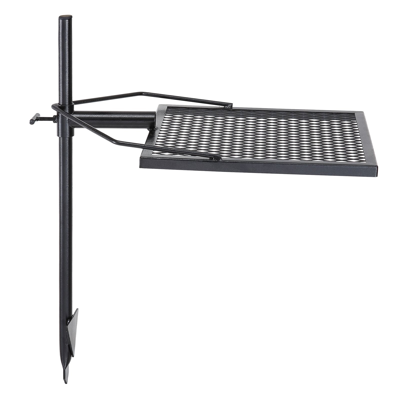 Swivel Campfire Grill, Fire Pit Grill Grate Over Fire Pits, Heavy Duty Steel Grill Grates, 360Adjustable Open Fire Outdoor Cooking Equipment, Portable Camp Fire Racks For Camping Outdoor BBQ