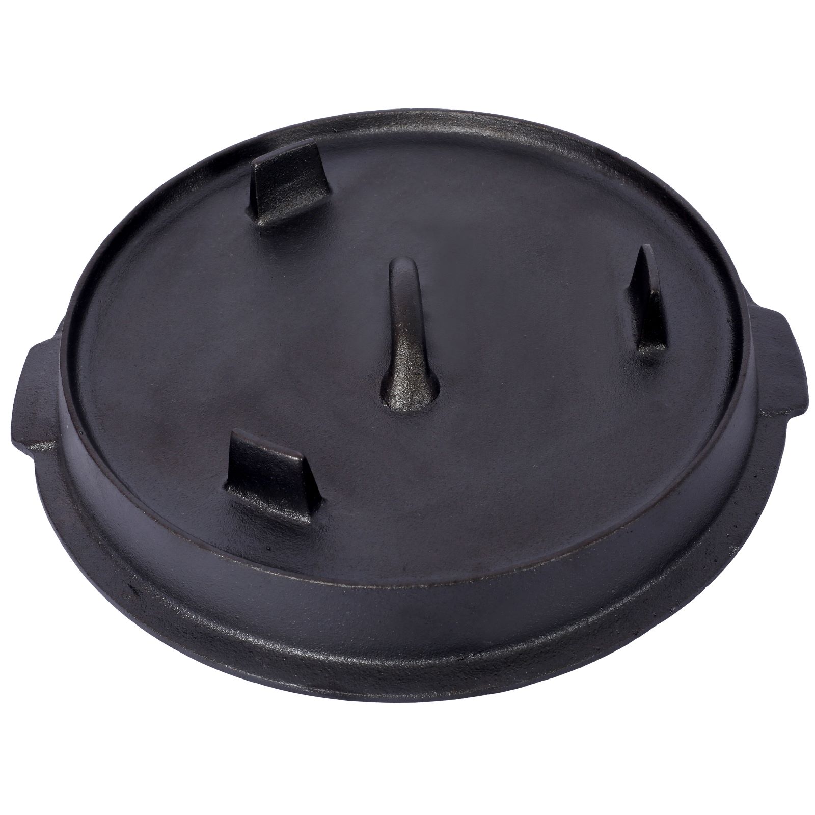 Dutch Oven. Outdoor Camping Deep Pot For Camping Fireplace Cooking Barbecue Baking Campfire With Leg Base