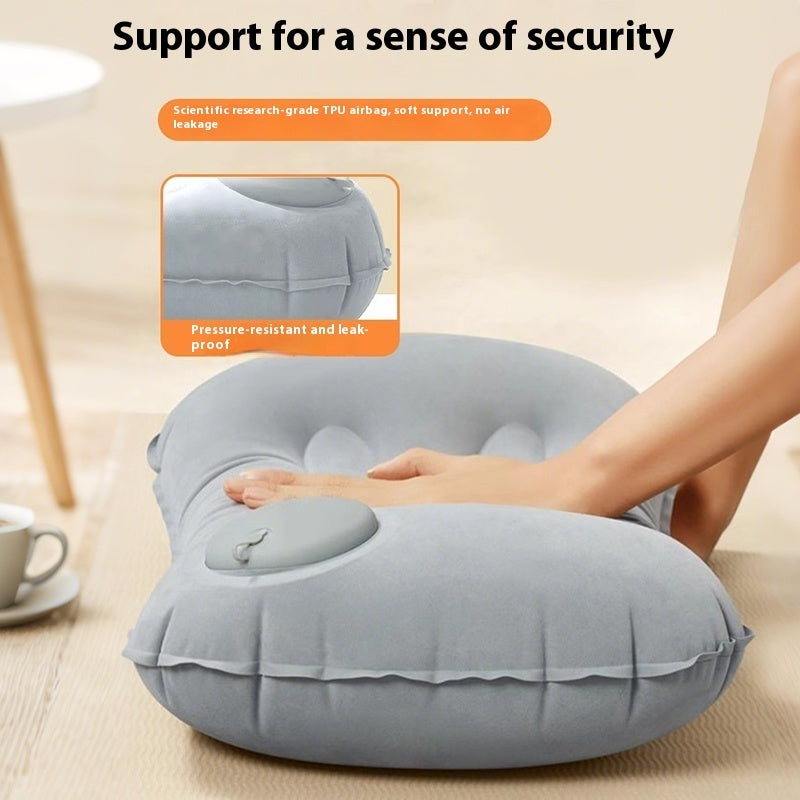 Travel Portable Press Inflatable Pillow