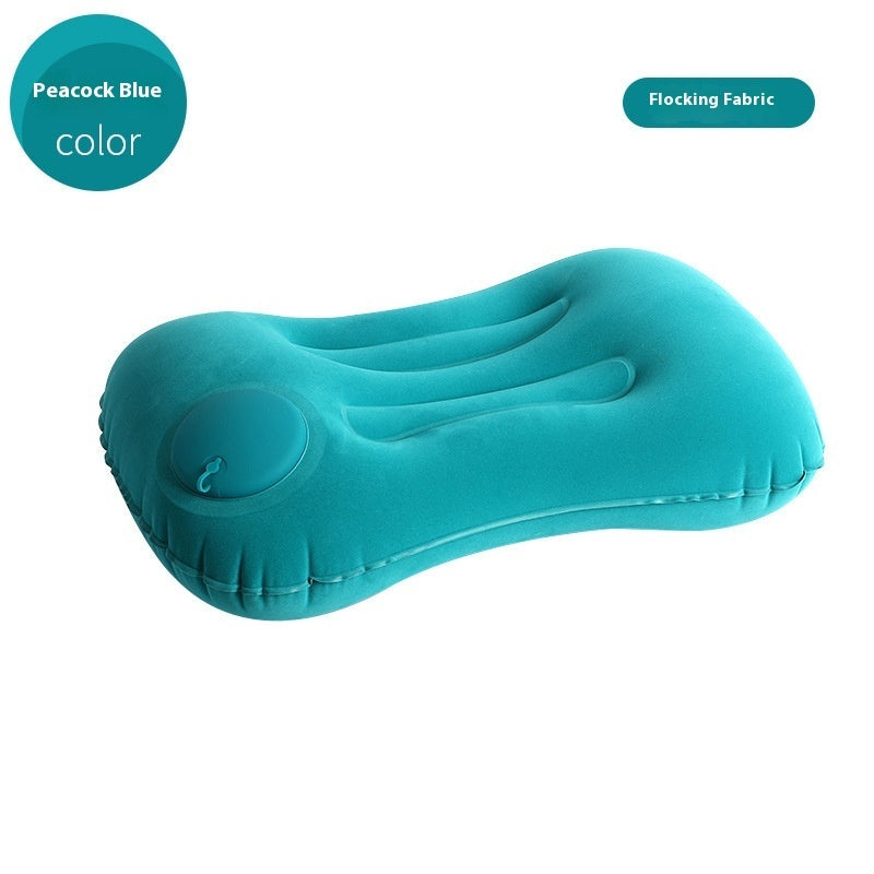Travel Portable Press Inflatable Pillow