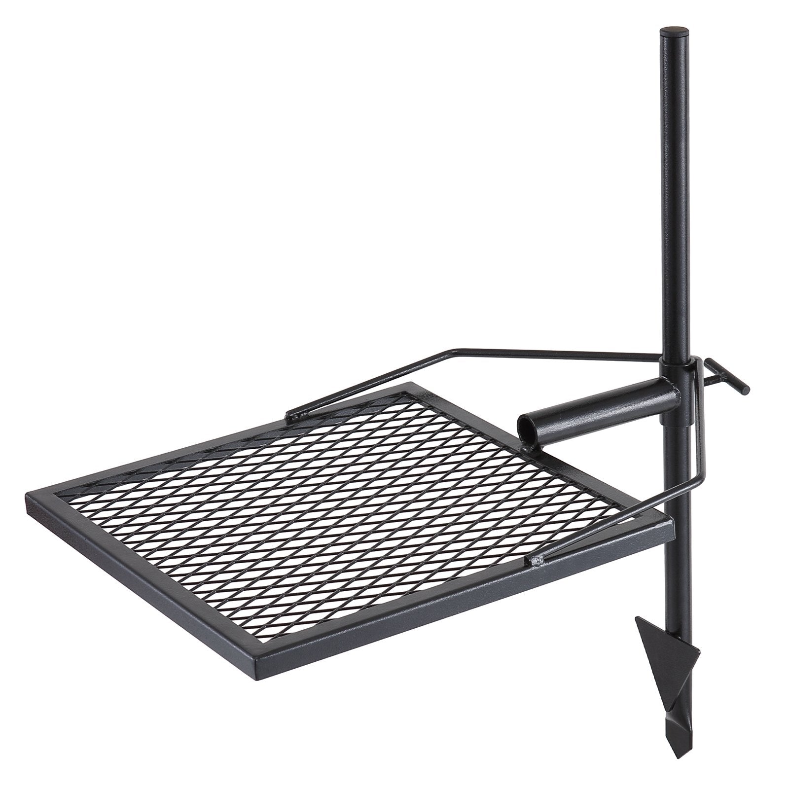 Swivel Campfire Grill, Fire Pit Grill Grate Over Fire Pits, Heavy Duty Steel Grill Grates, 360Adjustable Open Fire Outdoor Cooking Equipment, Portable Camp Fire Racks For Camping Outdoor BBQ